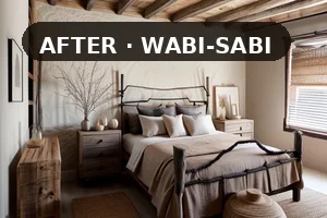 Small bedroom makeover AI